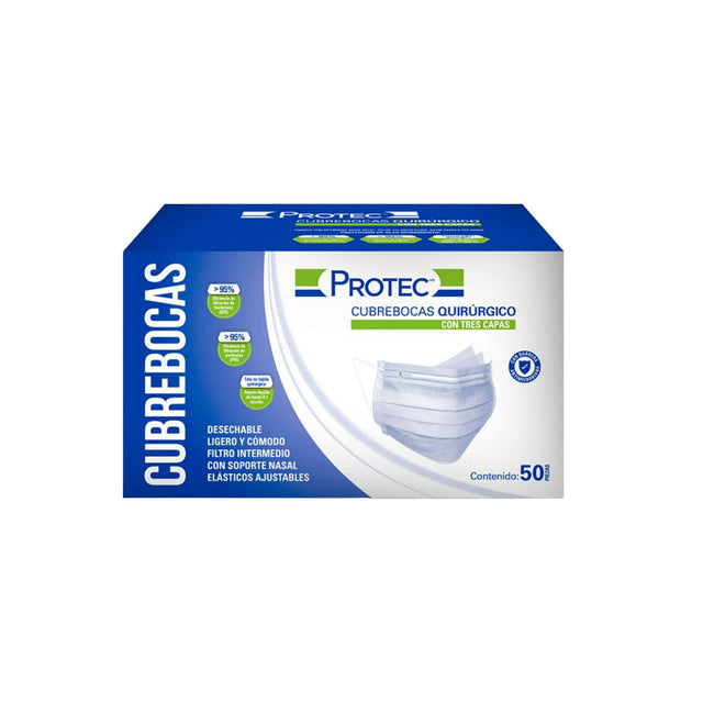 Cubreboca Plega Protec C/50 7501048782185