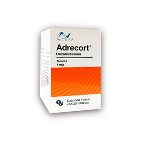 Dexametasona Adrecort 1 Mg Con 20 Tabletas 7502209810044