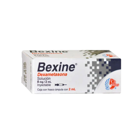Dexametasona Bexine Solución Inyectable 8 Mg / 2 Ml Con 1 Ampula 780083149932