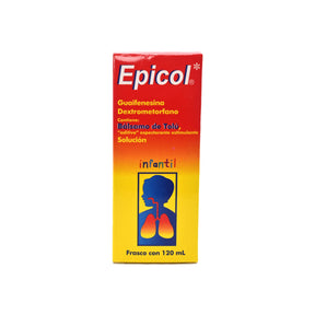 Dextrometorfano Guaifenesina Epicol Solución Inf 0.1 / 2 G / 100 Ml Frasco 120 Ml 637420440828