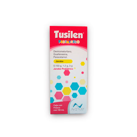 Dextrometorfano Guaifesina Tusilen Jarabe Ped 118 Ml 7502209810358
