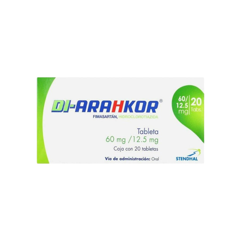 Di-Arahkor 60/12.5 Mg 30 Tabletas 7501701400975