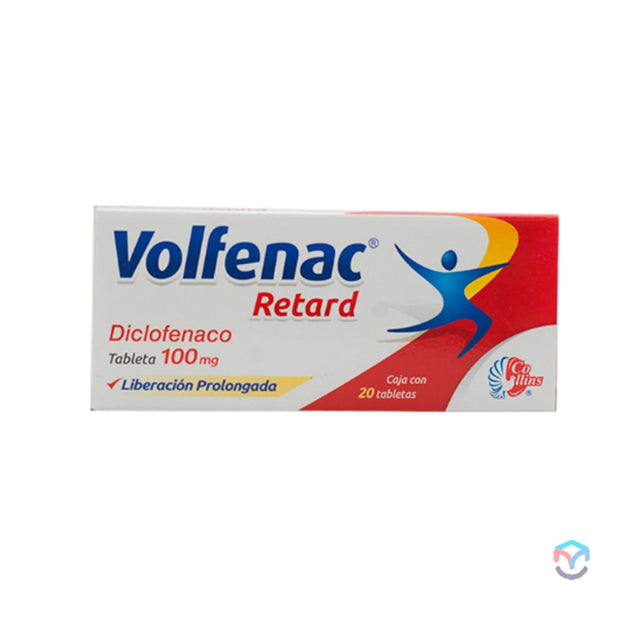 Diclofenaco Volfenac Retard 100 Mg Con 20 Tabletas 780083148898