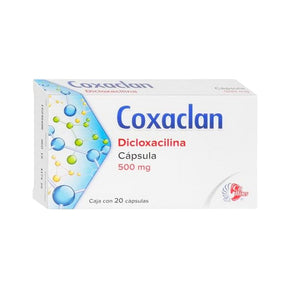 Dicloxacilina Coxaclan 500 Mg Con 20 Capsulas 780083146238