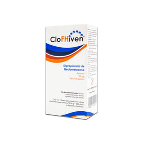 Dipropianato De Beclometasona 200 Dosis 50 / 12.5 Clofhiven 7502213042752