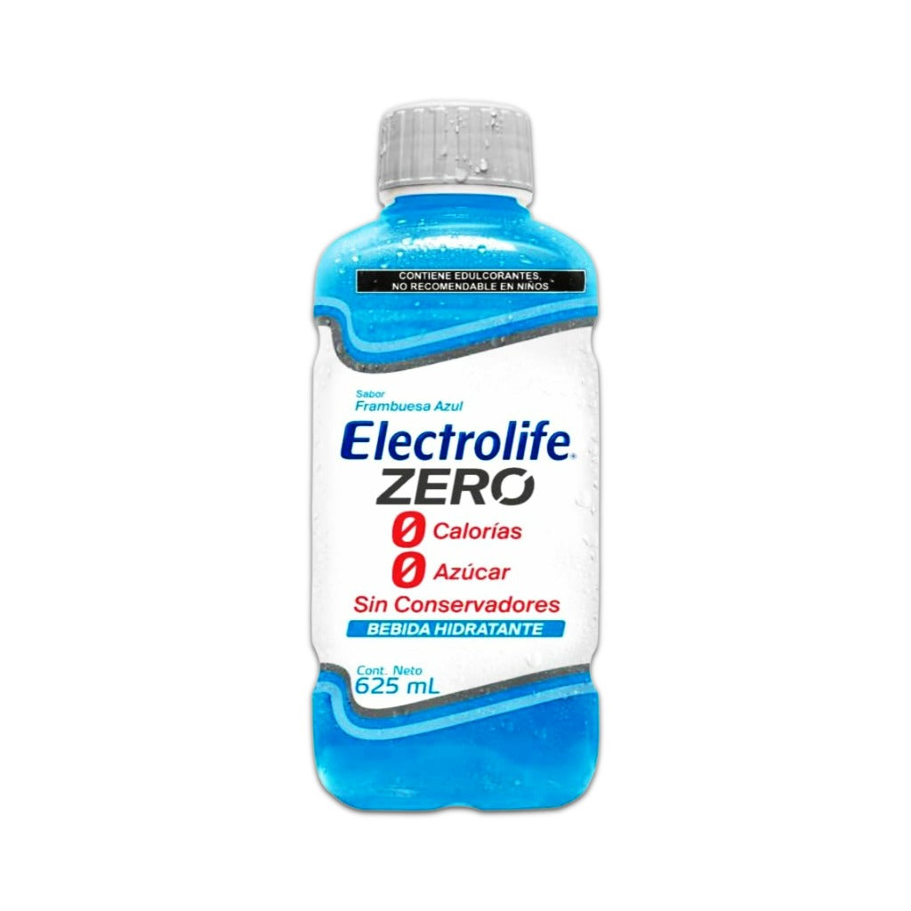 Electrolife Zero Frambuesa Azul 625 Ml Suero 7503041640233