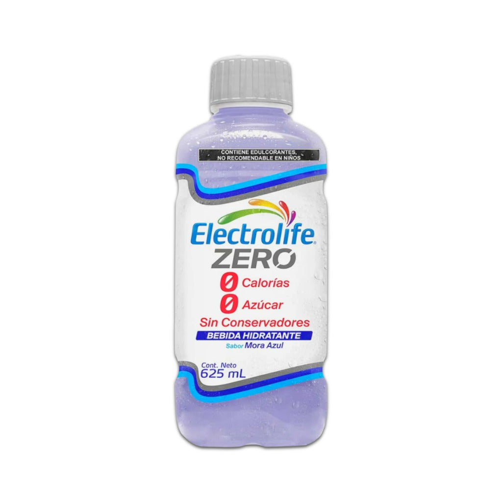 Electrolife Zero Mora Azul 625 Ml Suero 7502268541446