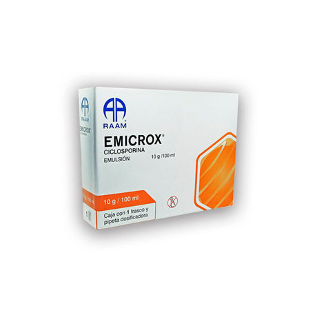 Emicrox Emulsion 10 G / 100 Ml Ciclosporina 7502227874400