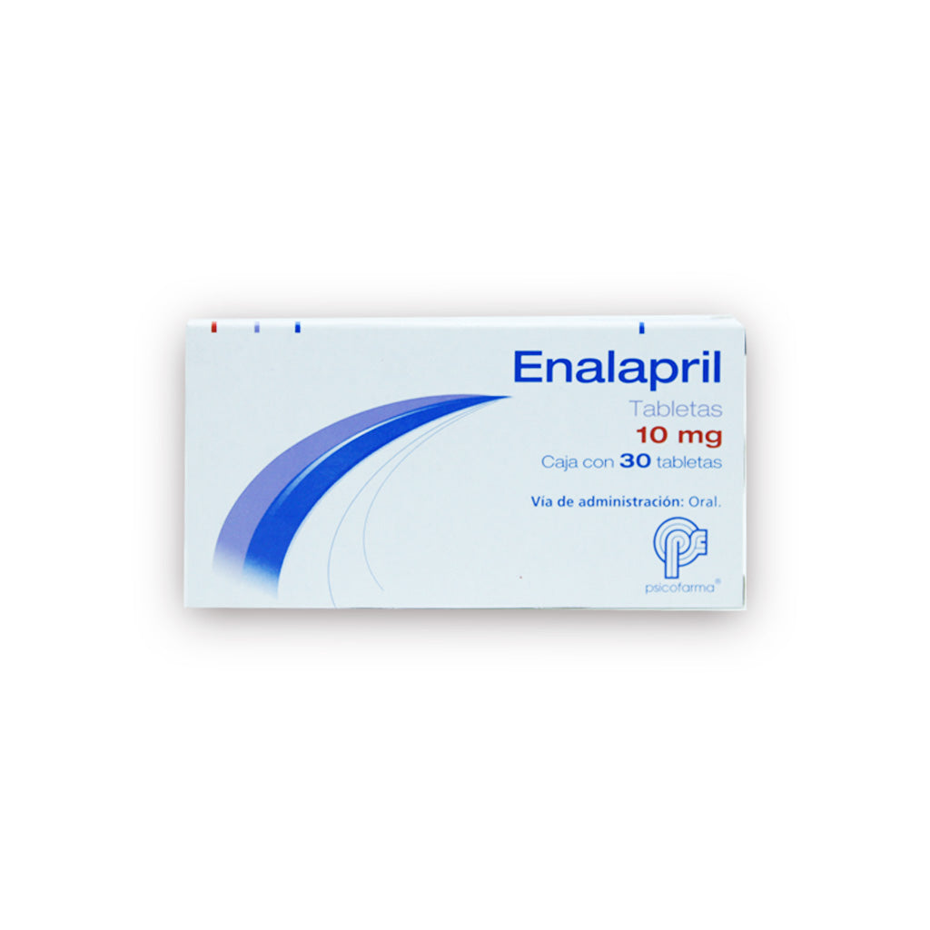 Enalapril 10 Mg Con 30 Tabletas Alpharma Generico 7501384541170