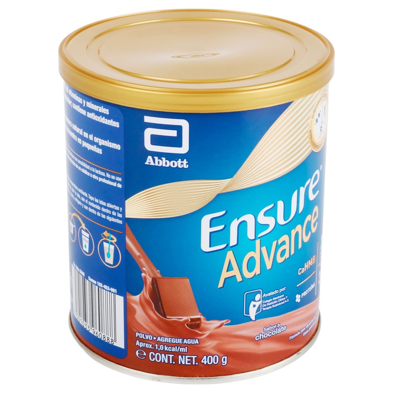 Ensure Advance Chocolate Polvo 400 G Formula 7501033960888 2