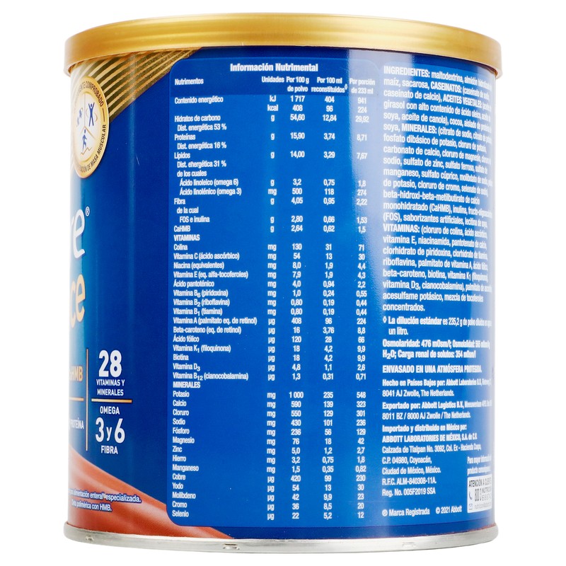 Ensure Advance Chocolate Polvo 400 G Formula 7501033960888 4
