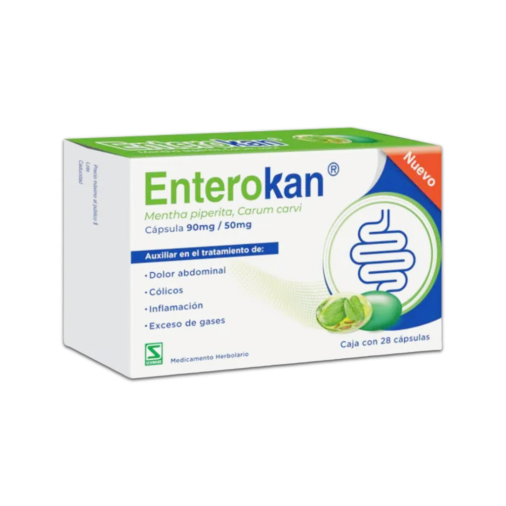 Enterokan 28 Capsulas 7501168890319