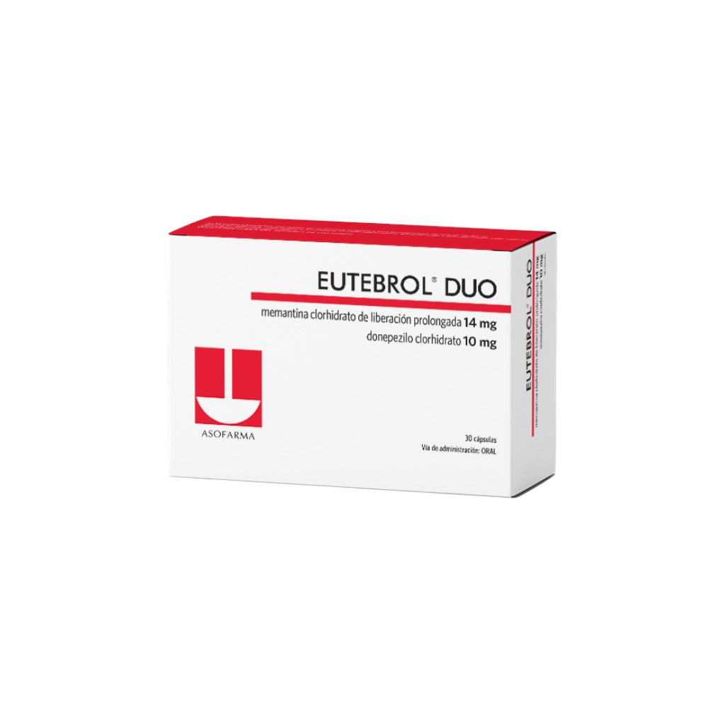 Eutebrol Duo 14/10Mg 30 Capsulas Liberacion Prolongada 7730979099349