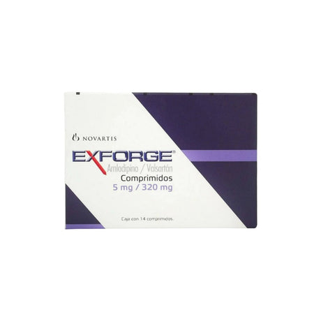 Exforge 5 Mg / 320 Mg Con 1Con 4 Comprimidosrimidos 7501124820428