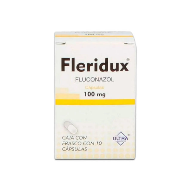 Fluconazol Fleridux 100 Mg Con 10 Capsulas 7502216793583