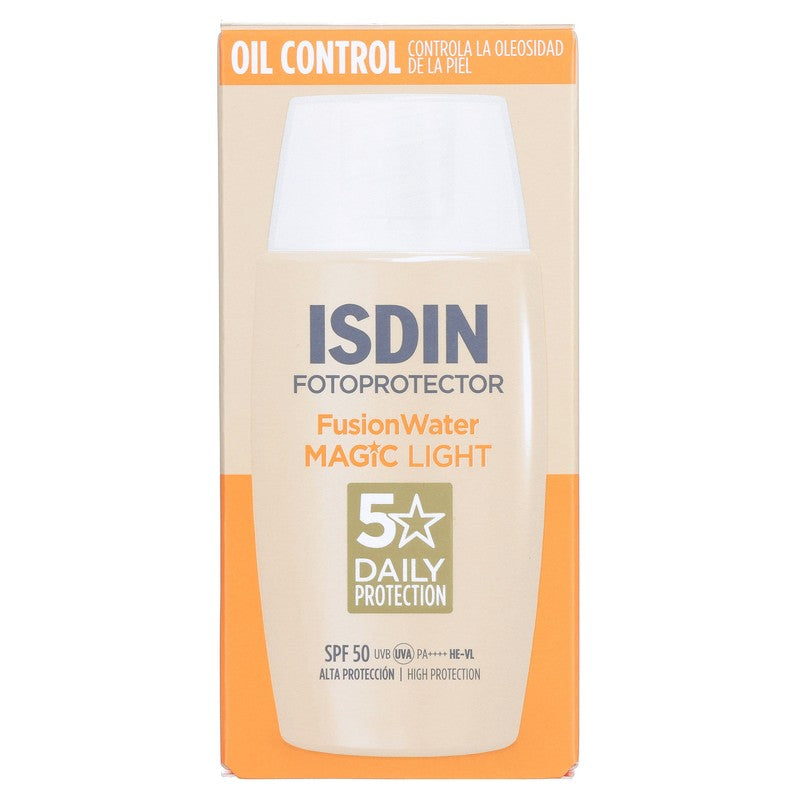 Fotoprotector Fusion Water Magic Ligth Spf50 50Ml Isdin 8429420285644