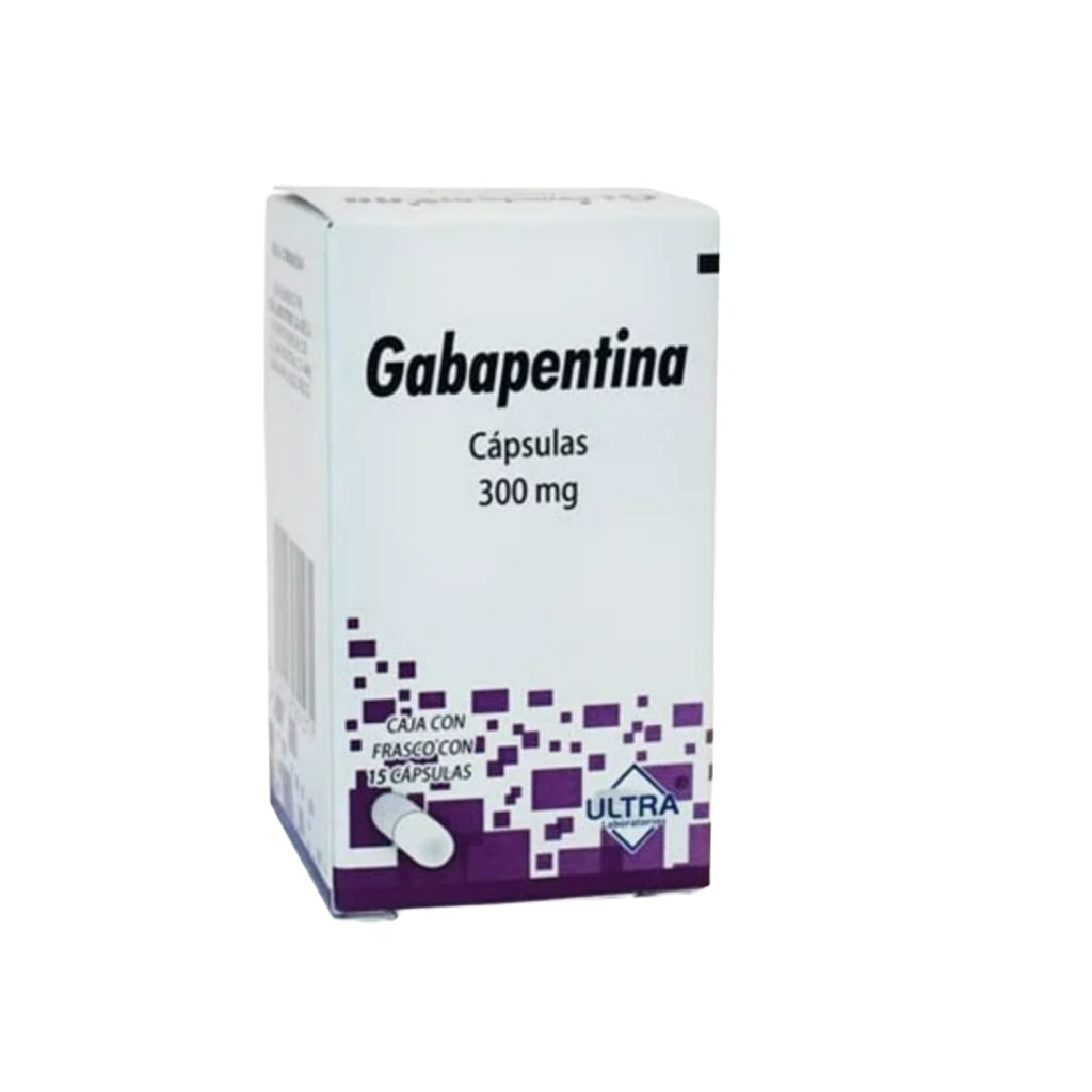 Gabapentina 300 Mg Con 15 Capsulas Ultra Generico 7502216801271