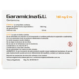Garamicina G.U. 160Mg2Ml Solucion 5 Piezas 7501050610063 7