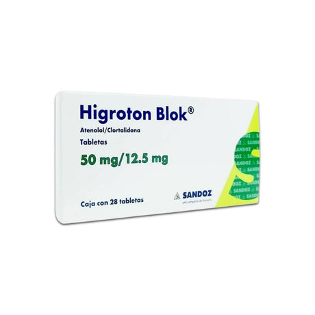 Higroton Bloción K 50 / 12.5 Mg Con 28 Tabletas 7502216930568