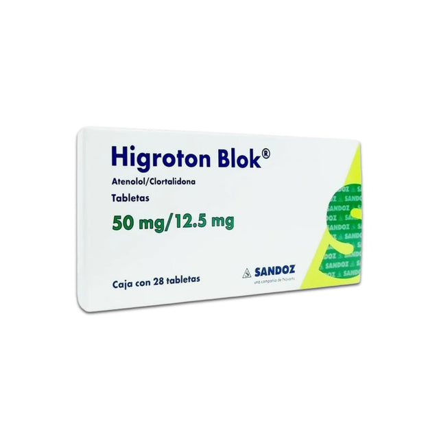 Higroton Bloción K 50 / 12.5 Mg Con 28 Tabletas 7502216930568