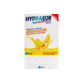 Hydrasor Naranja 90Meq/L Polvo 28.4G 25 Sobres 7501075727371