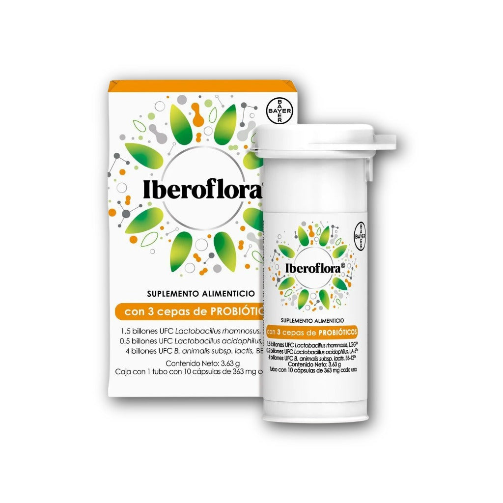 Iberoflora Adultos Suplemento Alimenticio 10 Capsulas – Farmacia Herrera