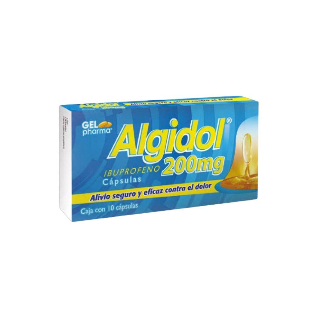 Ibuprofeno 200 Mg Con 10Capsulas Algidol 7502227424407