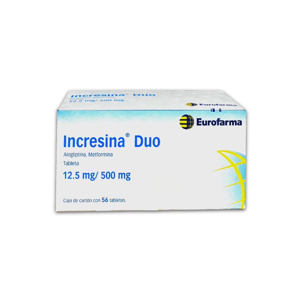 Incresina Duo 12.5 / 500 Mg Con 56 Tabletas 7891317019419