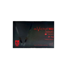 Invictus Red 20 Mg 4 Tabletas 7501300421845