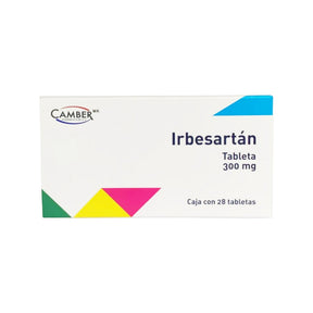 Irbesartan 300 Mg 28 Tabletas Camber 7506442700629