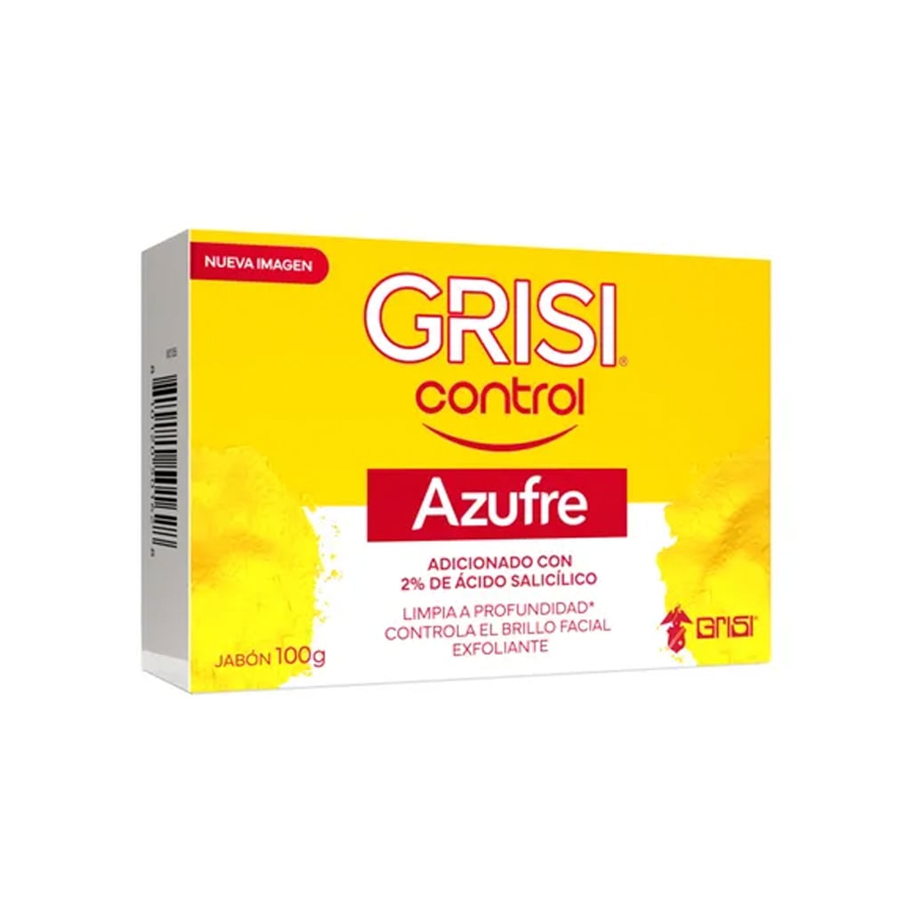 Jabon Grisi Control Azufre 100 Gr 810120501628
