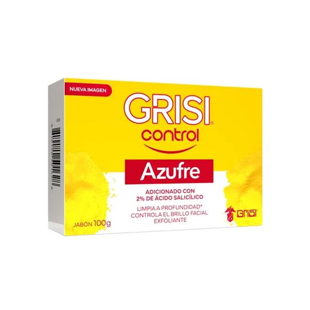 Jabon Grisi Control Azufre 100 Gr 810120501628
