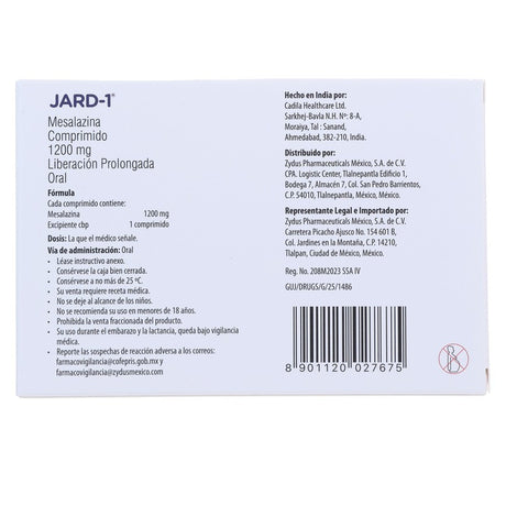 Jard-1 1200Mg 32 Comprimidos 8901120027675 7