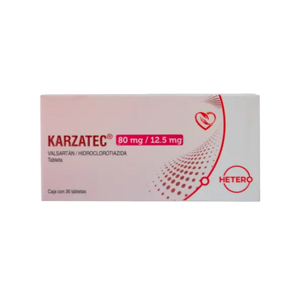 Karzatec 80/12.5 Mg 30 Tabletas 7506442704375