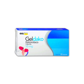 Ketorolaco Geldako 10 Mg Con 10 Capsulas 7503002047811