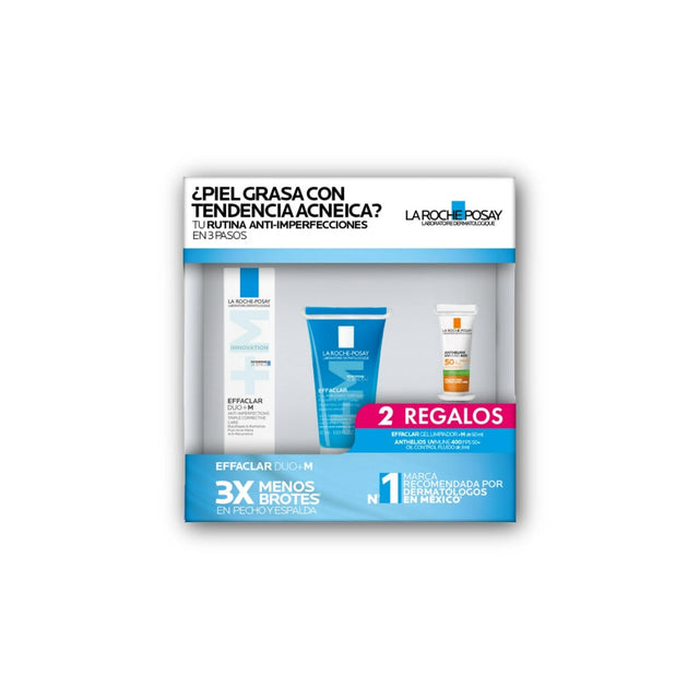 Kit Effaclar Mat 40Ml+Effaclar Moussant 50Ml+Anthelios Uvmune 3Ml La Roche Posay 7509552973808