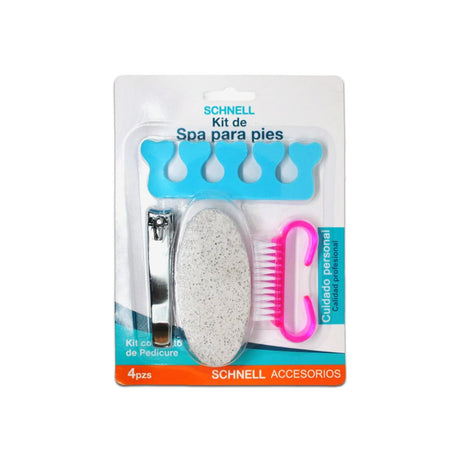 Kit Spa Para Pies Schnell Con 4 Piezas 7506602451460