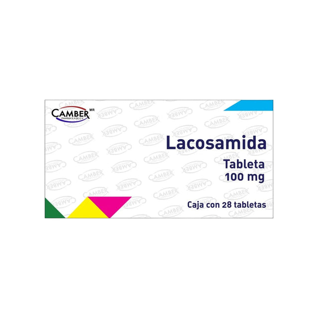 Lacosamida 100Mg 28 Tabletas Camber 7506442701039