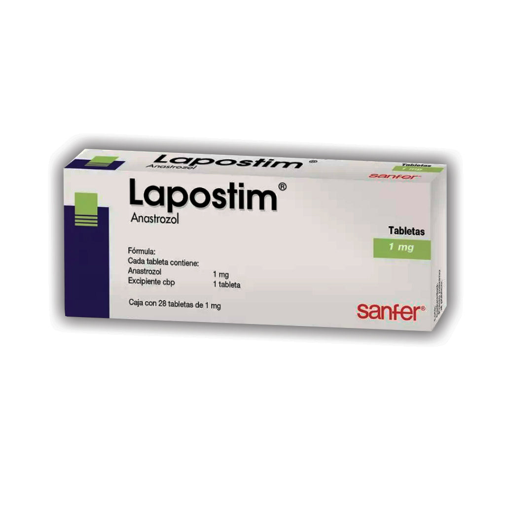 Lapostim Anastrozol 1 Mg Con 28 Tabletas 7501070602307