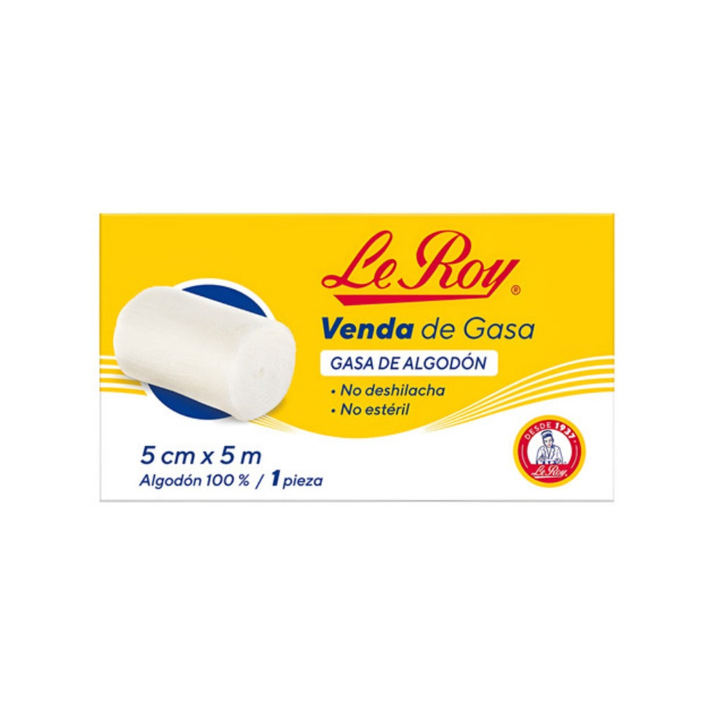 Le Roy Venda De Gasa 7.5Cm X 5M 729513104042