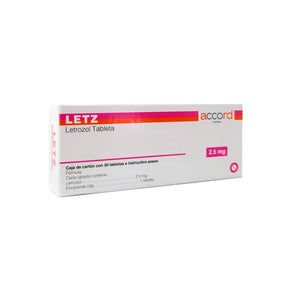 Letz Letrozol 2.5 Mg Con 30 Tabletas 7506335703188