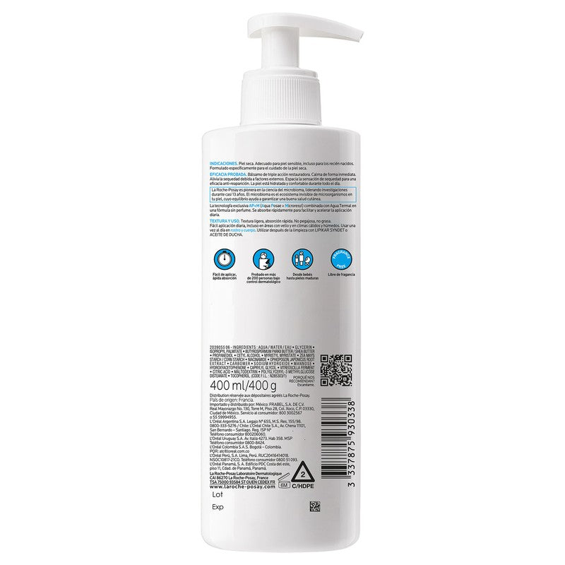 Lipikar ApM 400Ml Balsamo Ligero La Roche-Posay 3337875930338 6