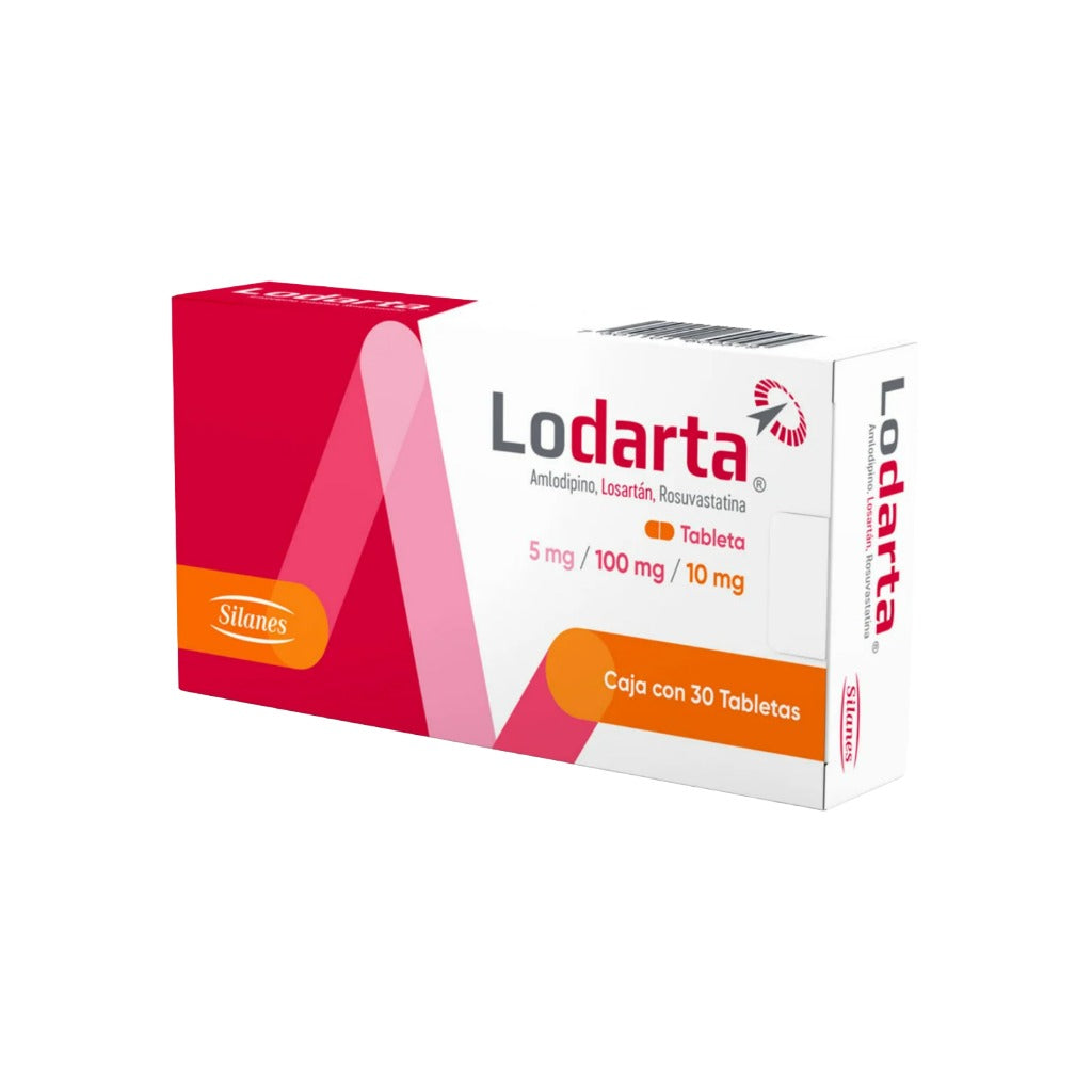 Lodarta 5 / 100 / 10 Mg Con 30 Tabletas 7501101600579