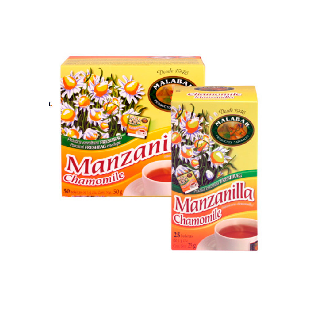 Malabar Te Manzanilla 25 Bol 033119254309