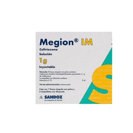 Megion Im Solución Inyectable 1 Gr Fa Tripack 7502216935433