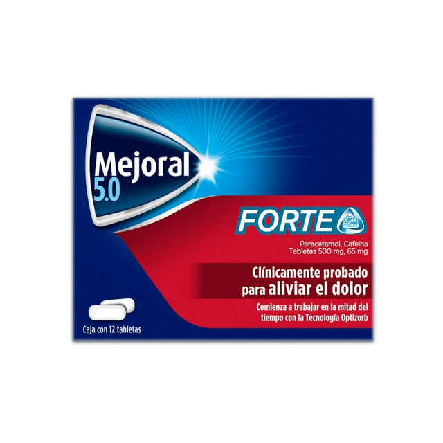 Mejoral 5,0 Forte 12 Tabletas 7501065087287