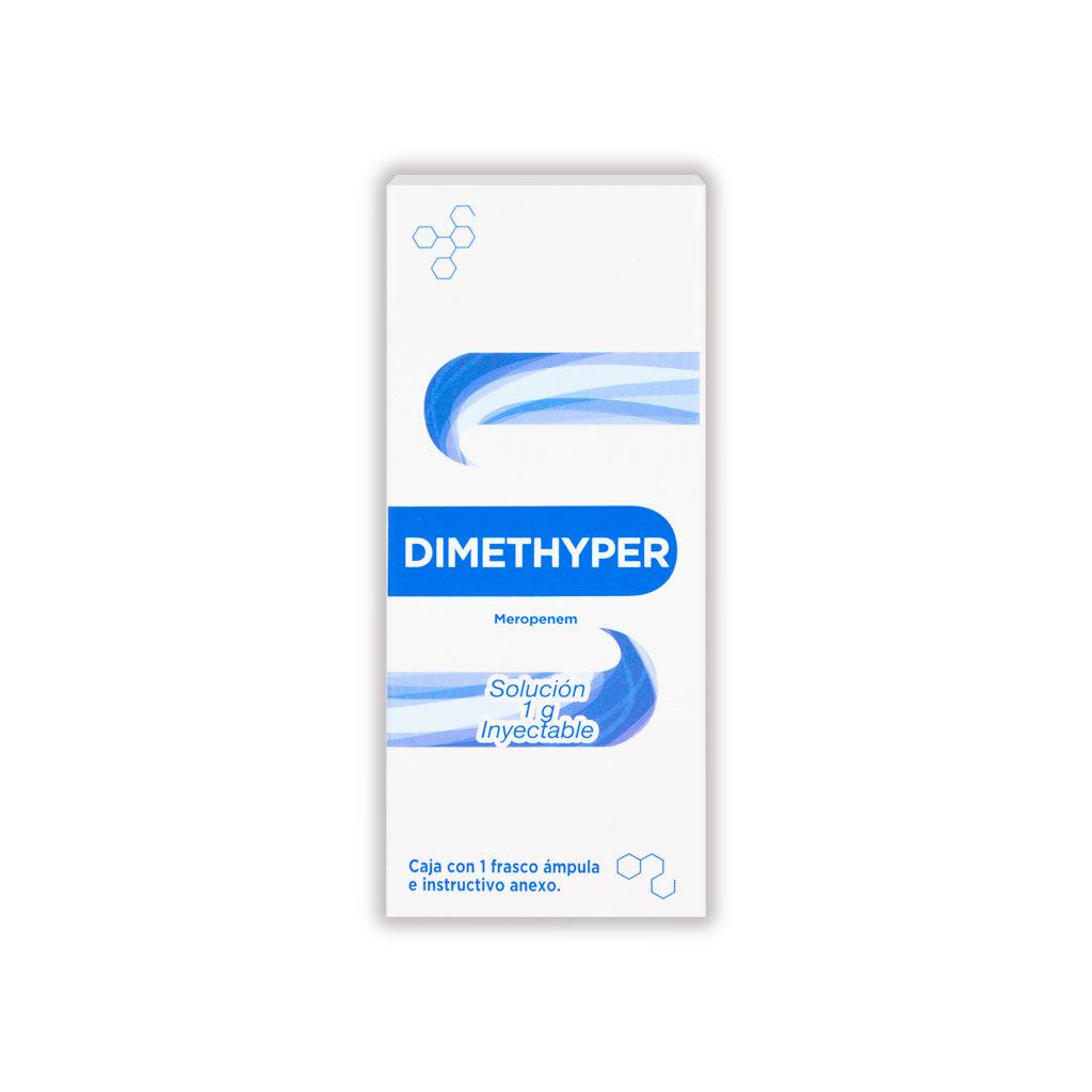 Meropenem Dimethyper Solución Inyectable 1 Gr 7506022328397