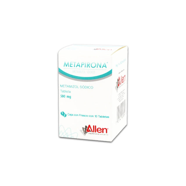 Metamizol Sodico Metapirona Con 10 Tabletas 500 Mg 7502209810150