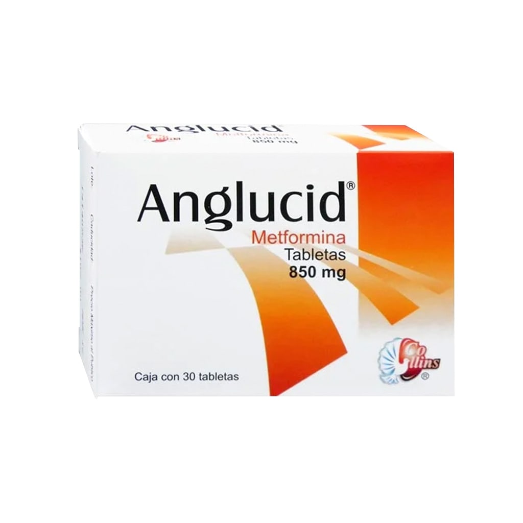 Metformina Anglucid 850 Mg Con 30 Tabletas 780083141714