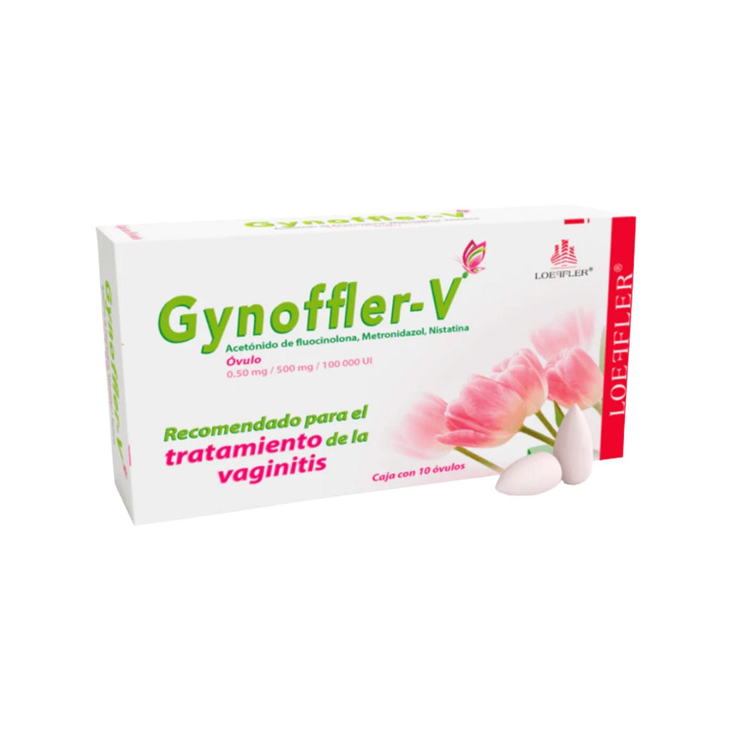 Metrodinazol / Acetonido De Fluocinolona / Nistatina 50 Mg / 500 Mg / 1000 000 Ui Gynoffler-V 7502211788935